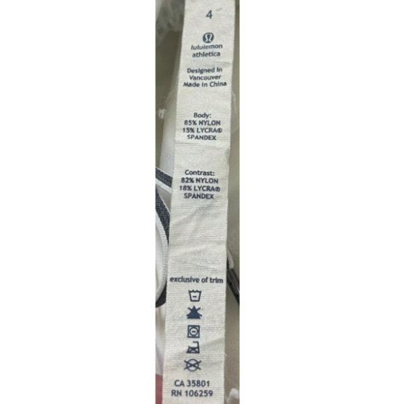 Lululemon Run Pace Setter Pullover Hoodie White Long Sleeve Thumbholes Size 4 - Picture 11 of 12